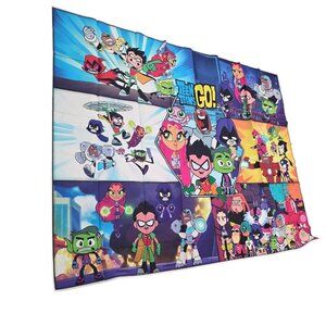 Teen Titans Go Wall Hanging Banner Bedroom Dorm Decor Party Decor 77x59in Approx